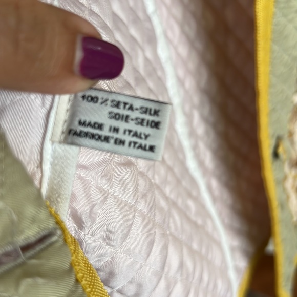 Revato Balestra Quilted Vest Silk Made in Italy - Picture 4 of 7